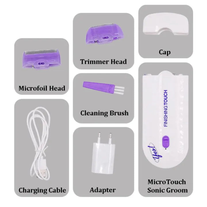 Yes Finishing Touch Laser Hair Remover – 2 in 1 Electric Trimmer & Hair Removal Machine