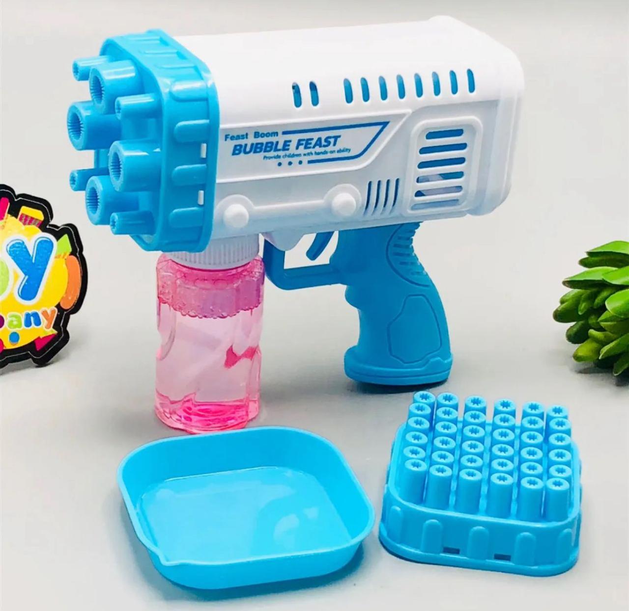 2-In-1 Rocket Bubble Gun