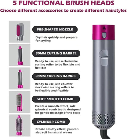 5 in 1 Multifunctional Hair Dryer - Hair Dryer Brush