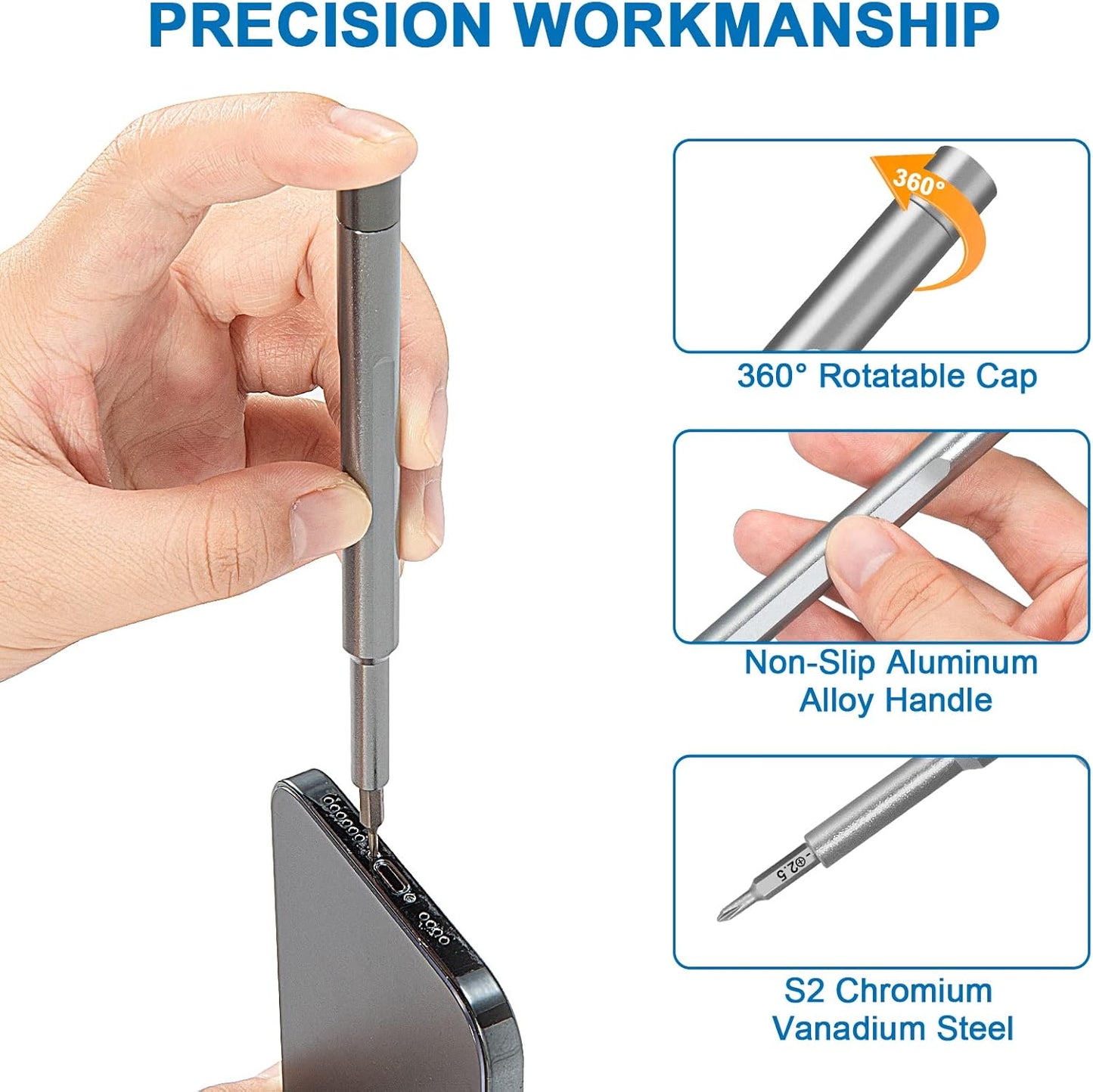 24 in 1 Precision Mini Magnetic Screwdriver Set