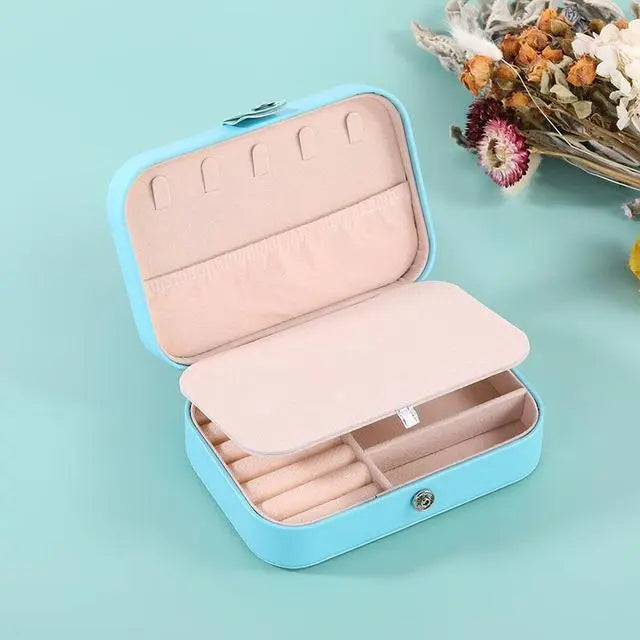 Double Layer Travel Jewelry Organizer