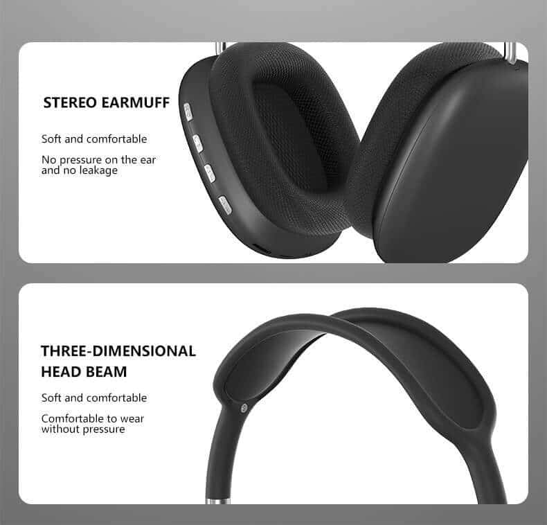 P9 Pro Max Wireless Bluetooth Headphones With Mic and Gaming Stereo Headset