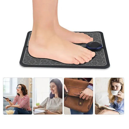 EMS Foot Massager – Electric Muscle Stimulator for Pain Relief & Relaxation