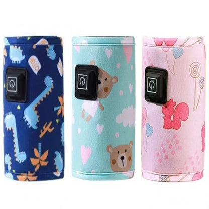USB Baby Bottle Warmer Bag | Portable Feeder Warmer for Milk & Formula