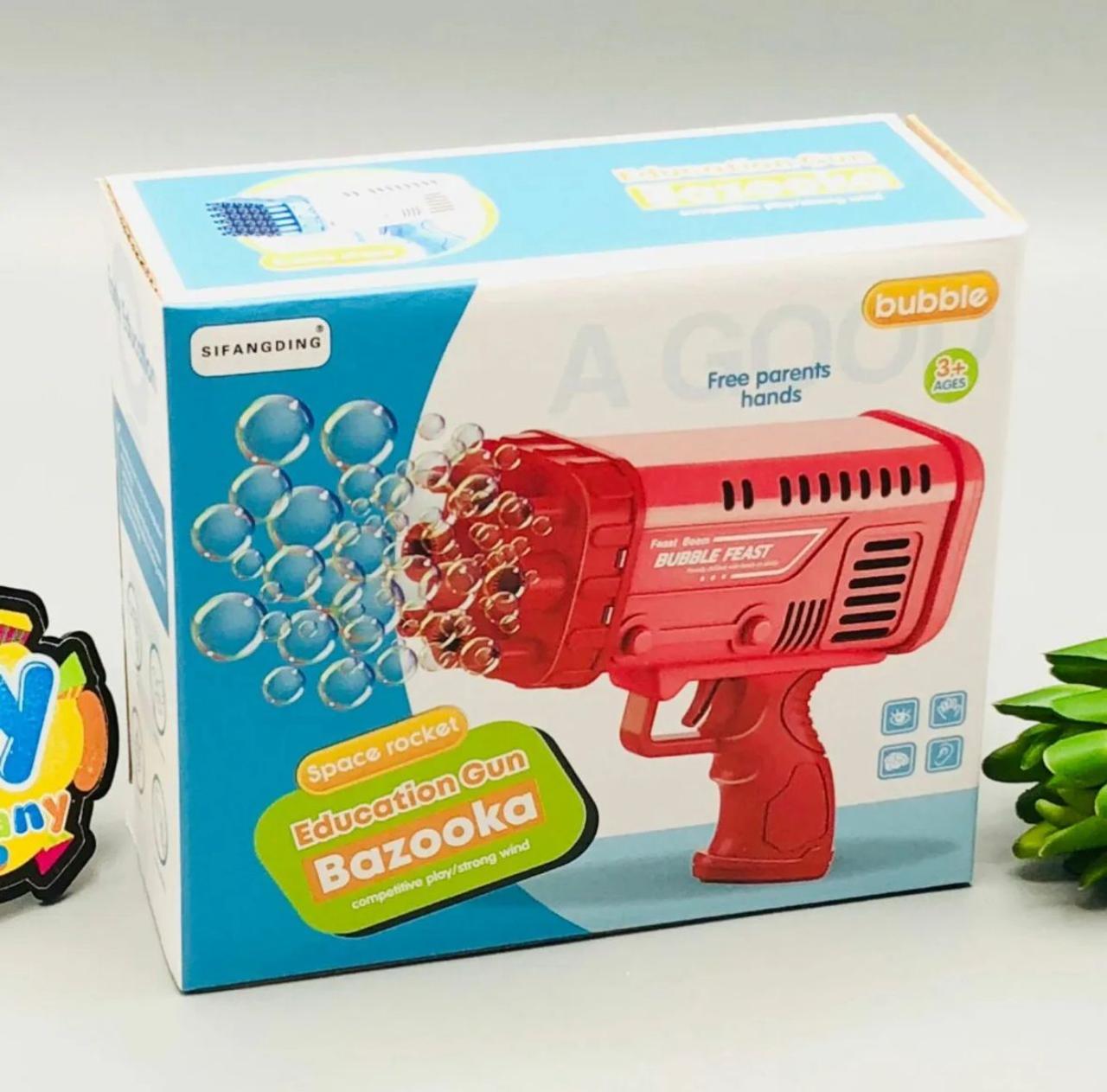 2-In-1 Rocket Bubble Gun