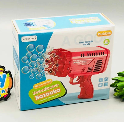 2-In-1 Rocket Bubble Gun